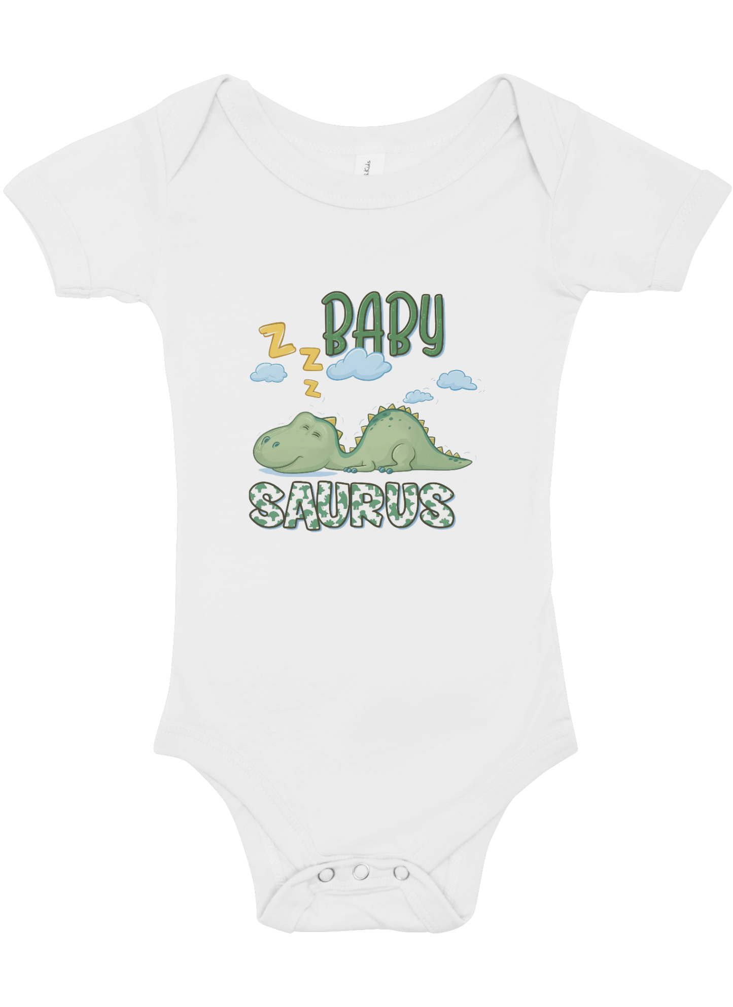 cute newborn baby wearing a personalized bodysuit (0-3 months)