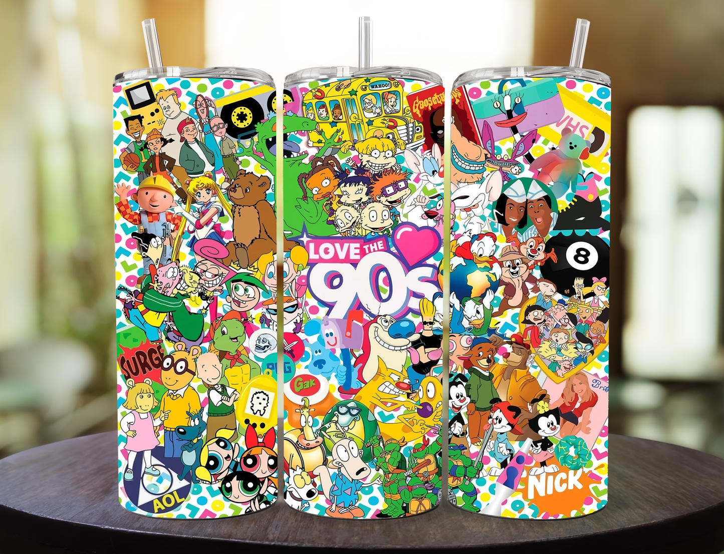 Tumbler Años 90’s 20 oz