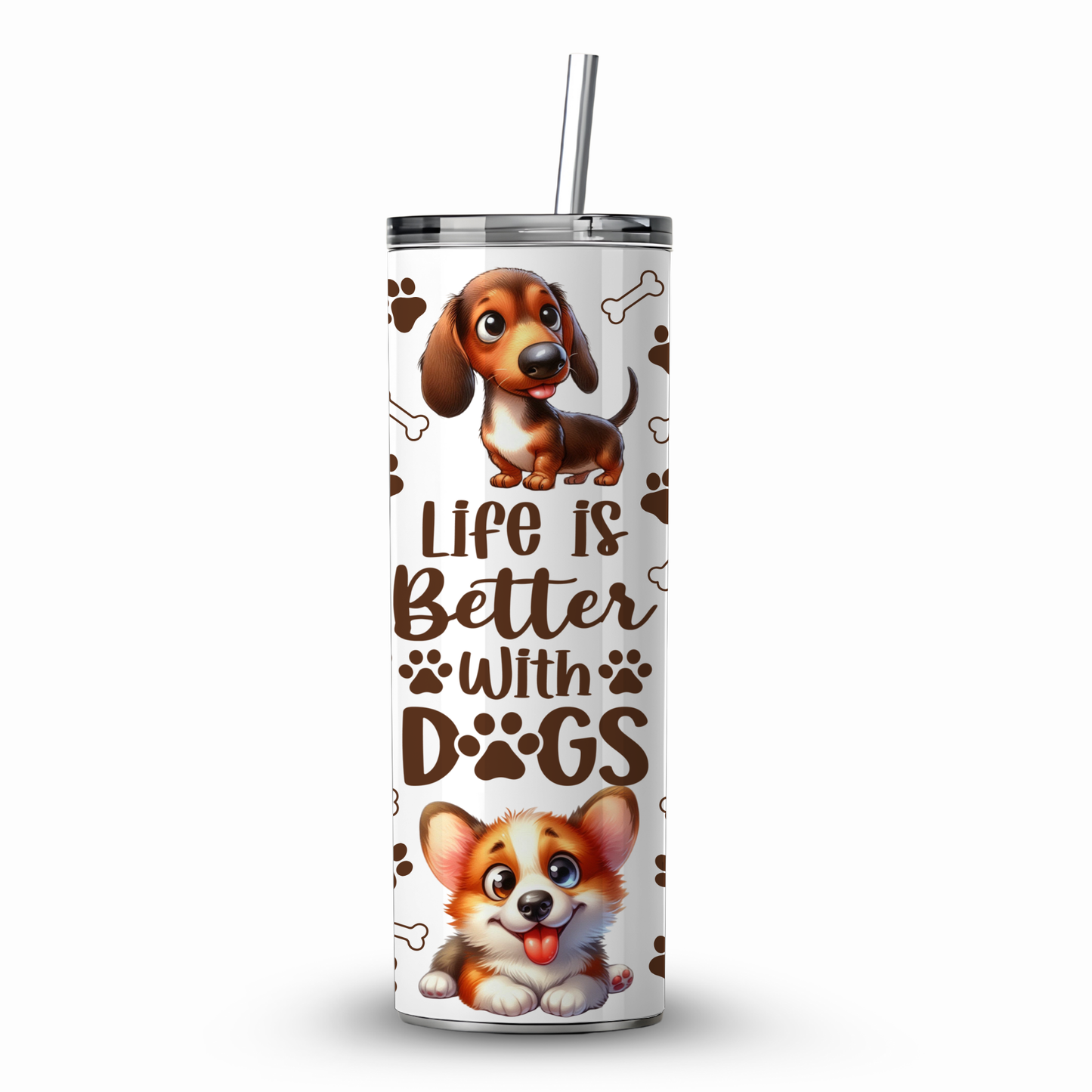 Dog lover tumbler 20oz