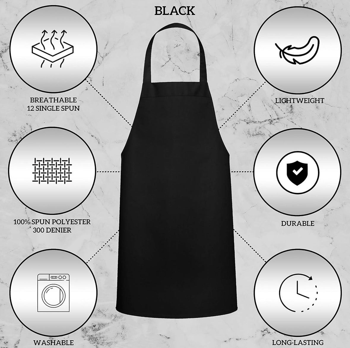 Delantal Personalizado Premium – Ajuste Universal | Resistente y Lavable