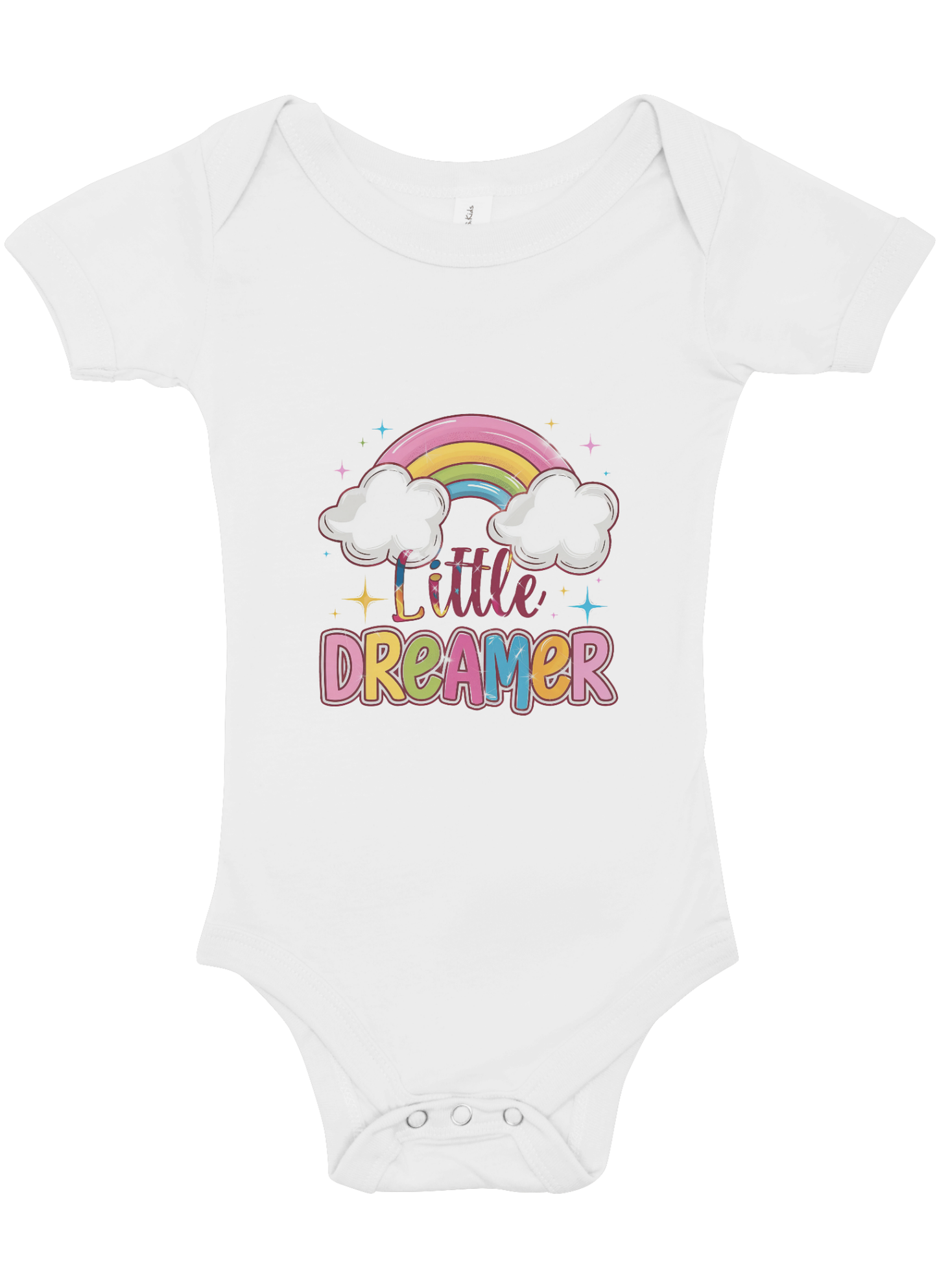 cute newborn baby wearing a personalized bodysuit (0-3 months)