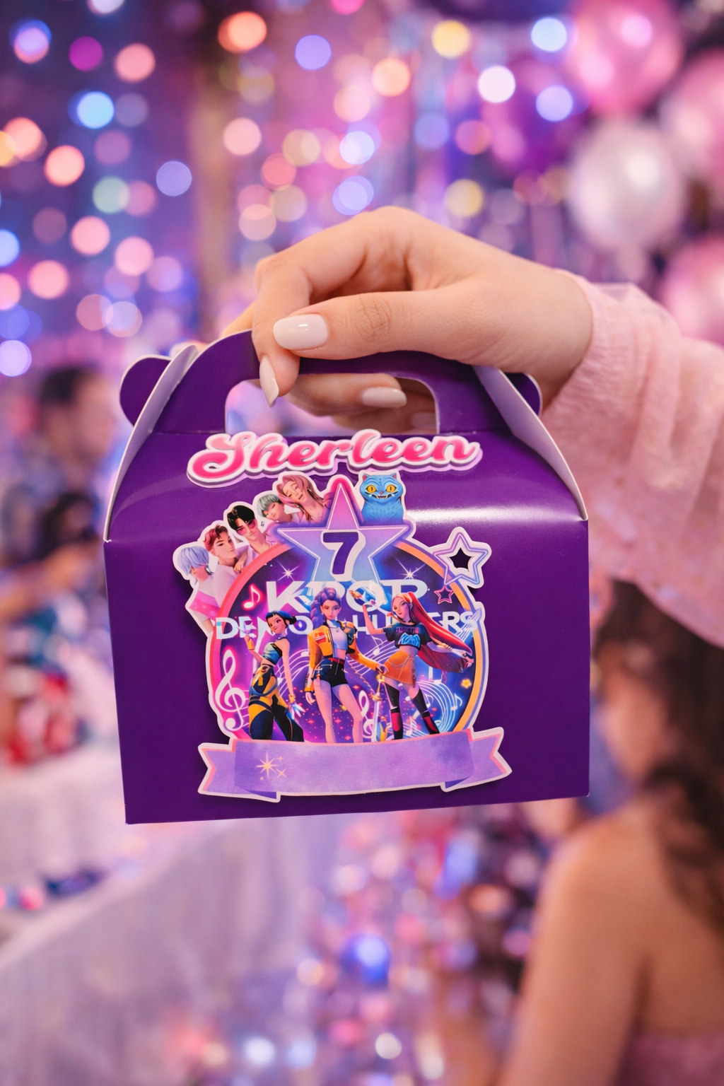 Cajita Personalizada para Fiesta – Party Favor Box con Nombre y Temática