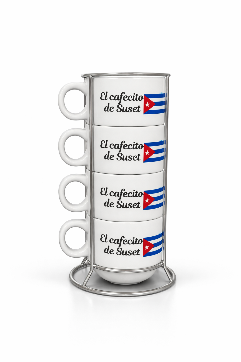 tazas de cafe bandera cubana 6oz