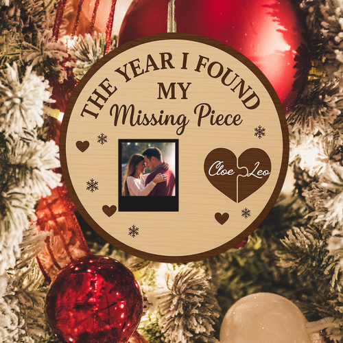 Ornamento Navideño Personalizado 2.75” x 2.75”