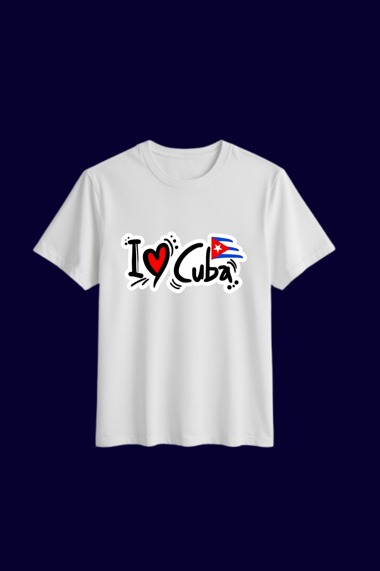 Pullover “I ❤️ Cuba” | Sudadera de Algodón Suave y Cómoda | Unisex