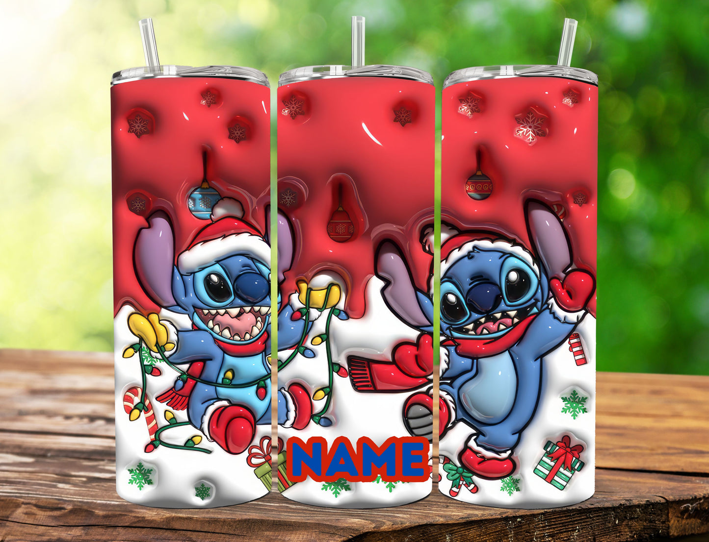 Tumbler Stitch 20 oz — Ternura, color y diversión en cada sorbo 💙