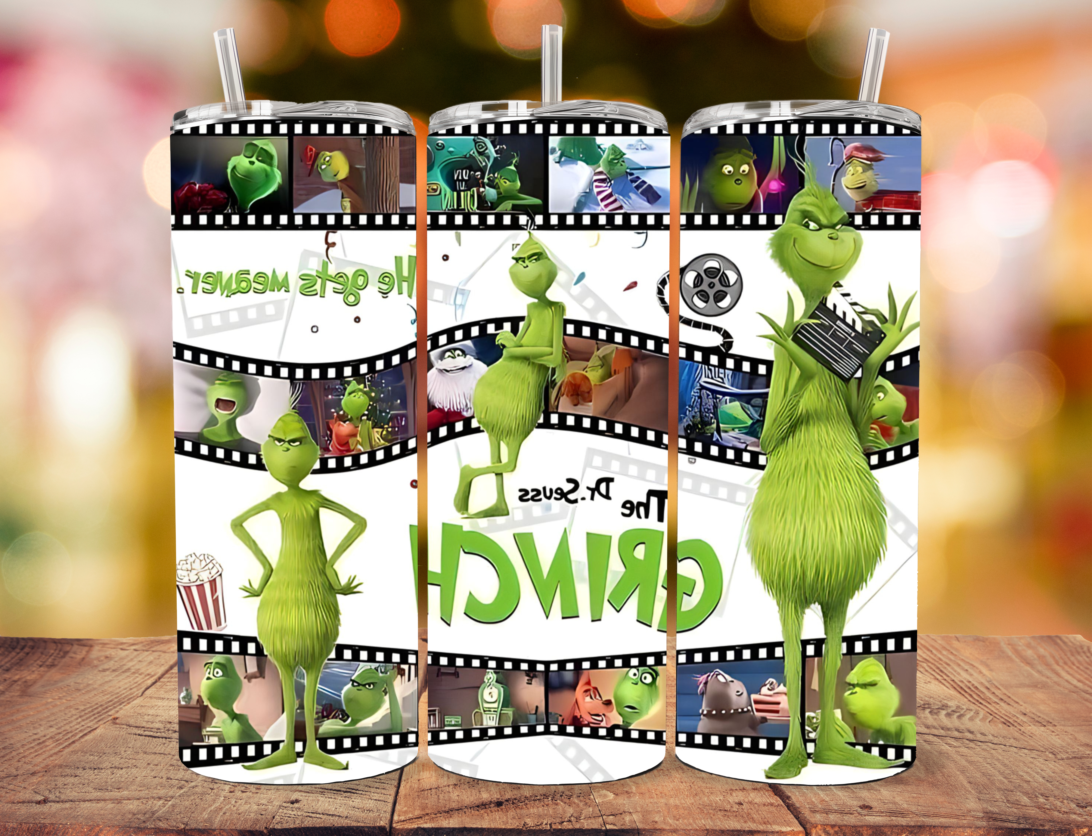 🎄 Tumbler Navideño Personalizado – 20 oz