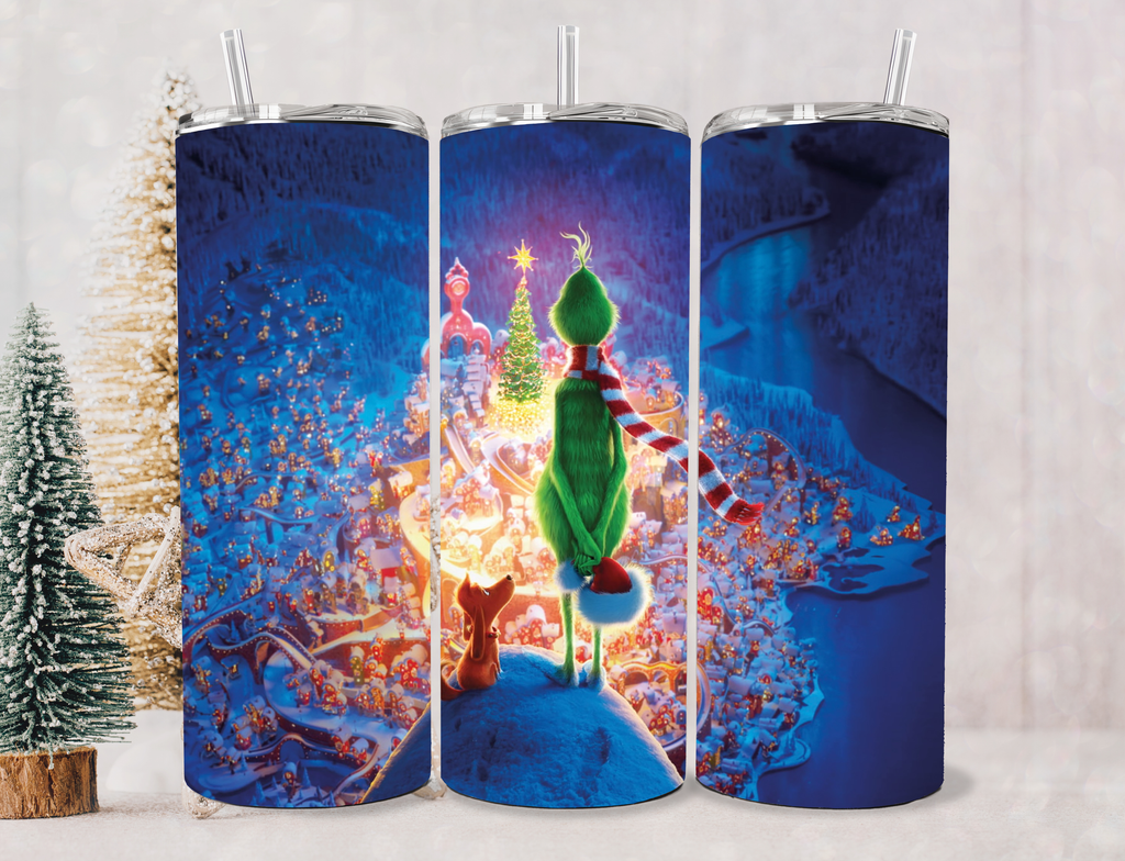 🎄 Tumbler Navideño Personalizado – 20 oz