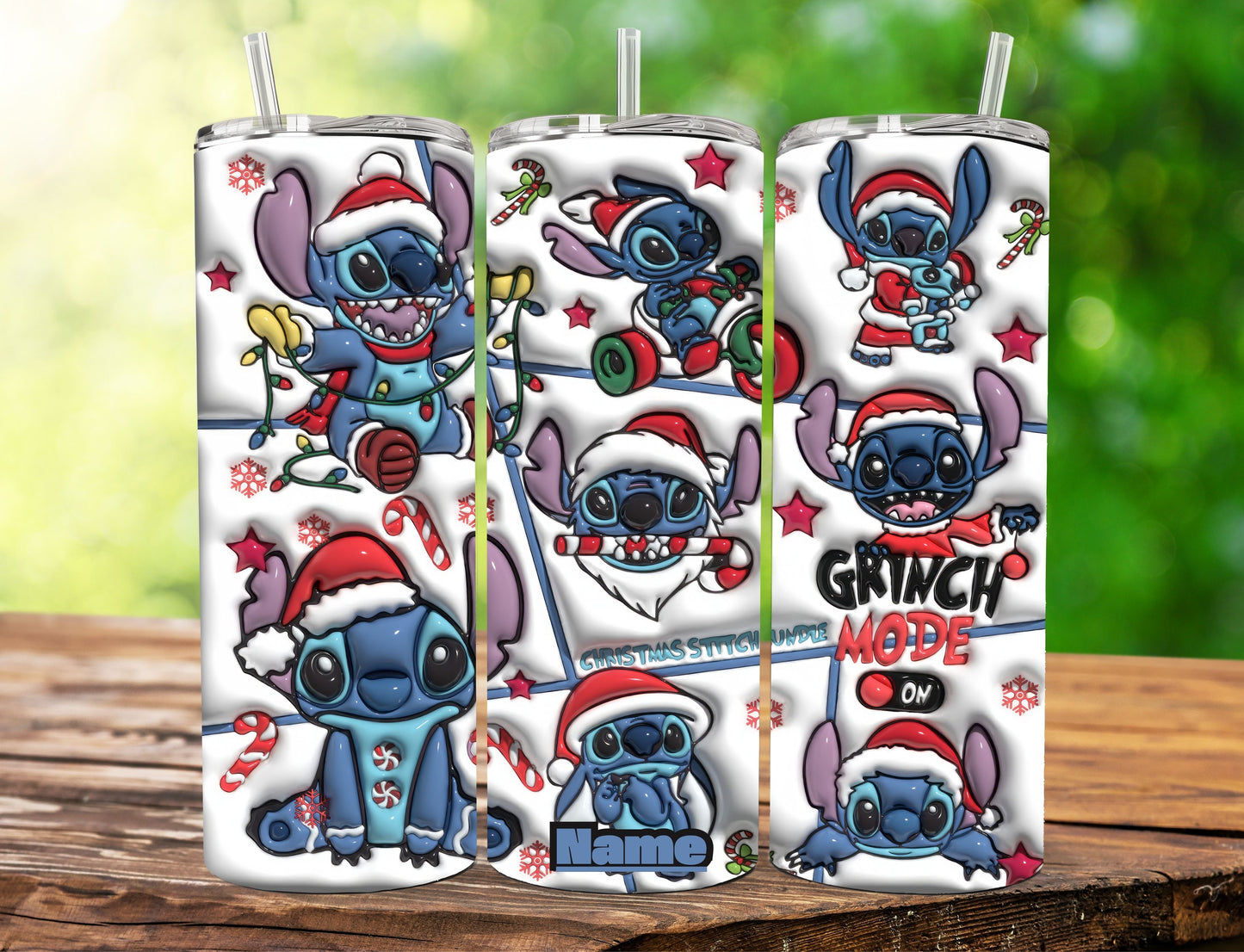 Tumbler Stitch 20 oz — Ternura, color y diversión en cada sorbo 💙