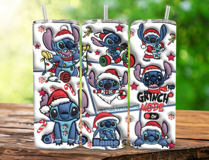 Tumbler Stitch 20 oz — Ternura, color y diversión en cada sorbo 💙