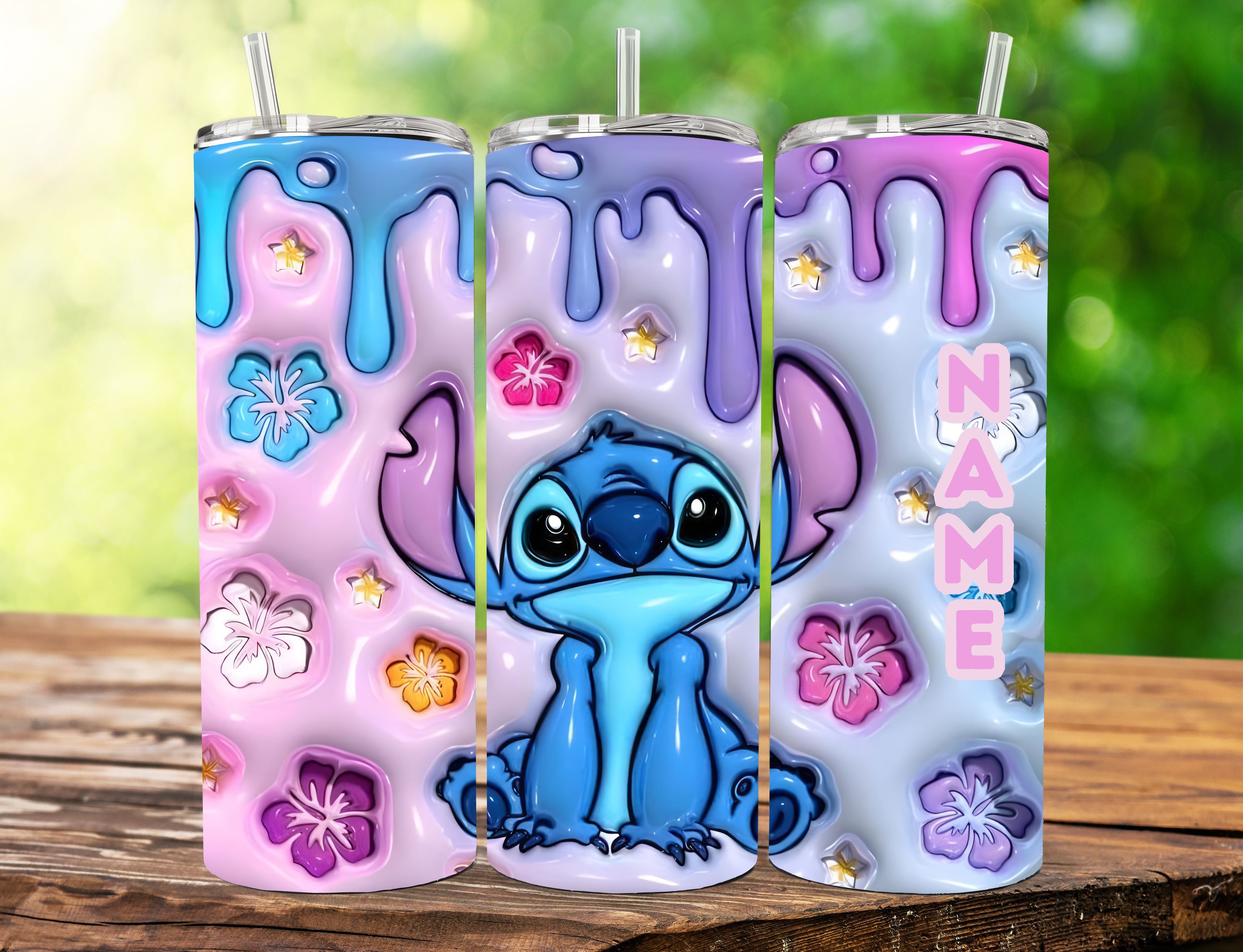 Tumbler Stitch 20 oz — Ternura, color y diversión en cada sorbo 💙