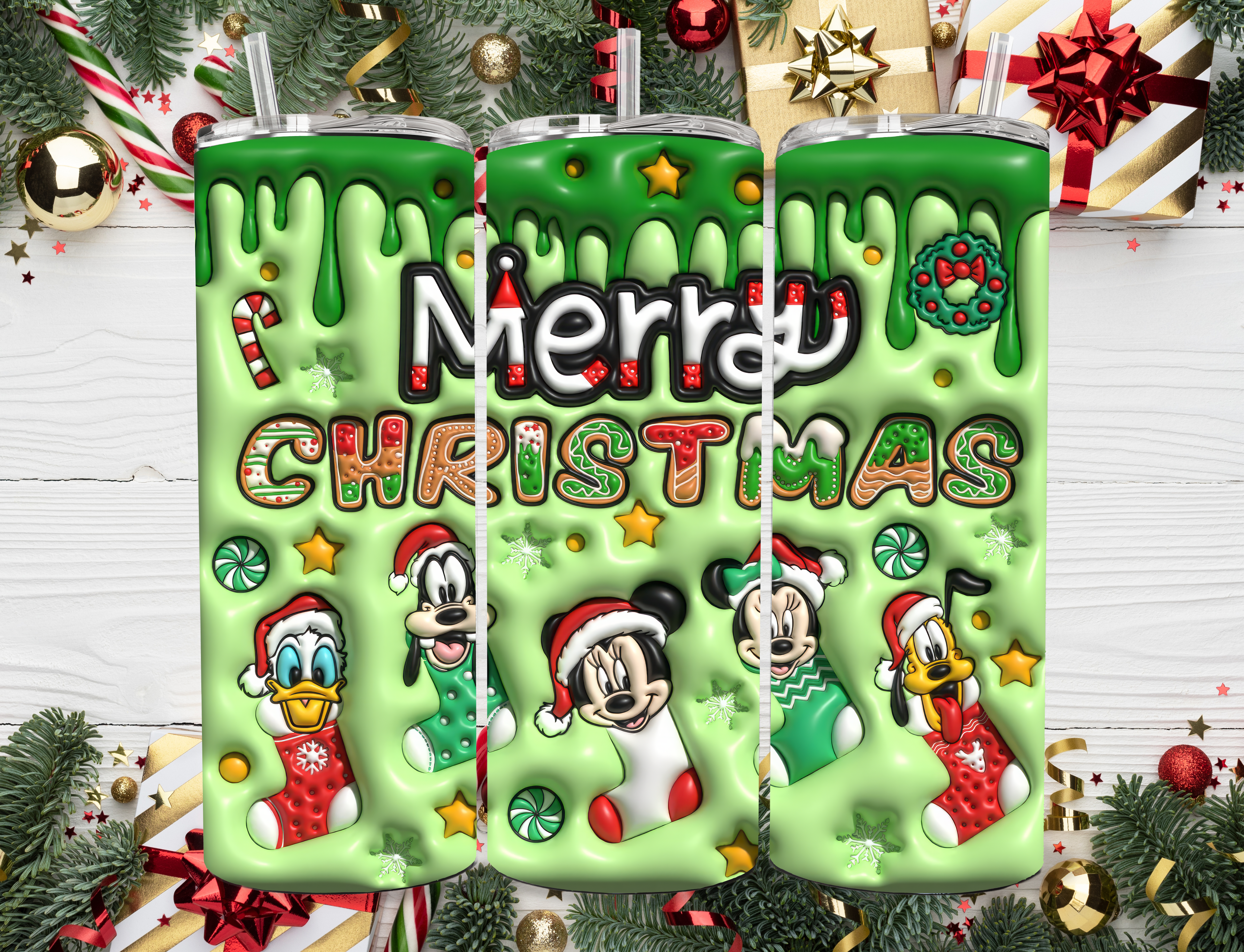 Tumbler Disney Navidad 20 oz