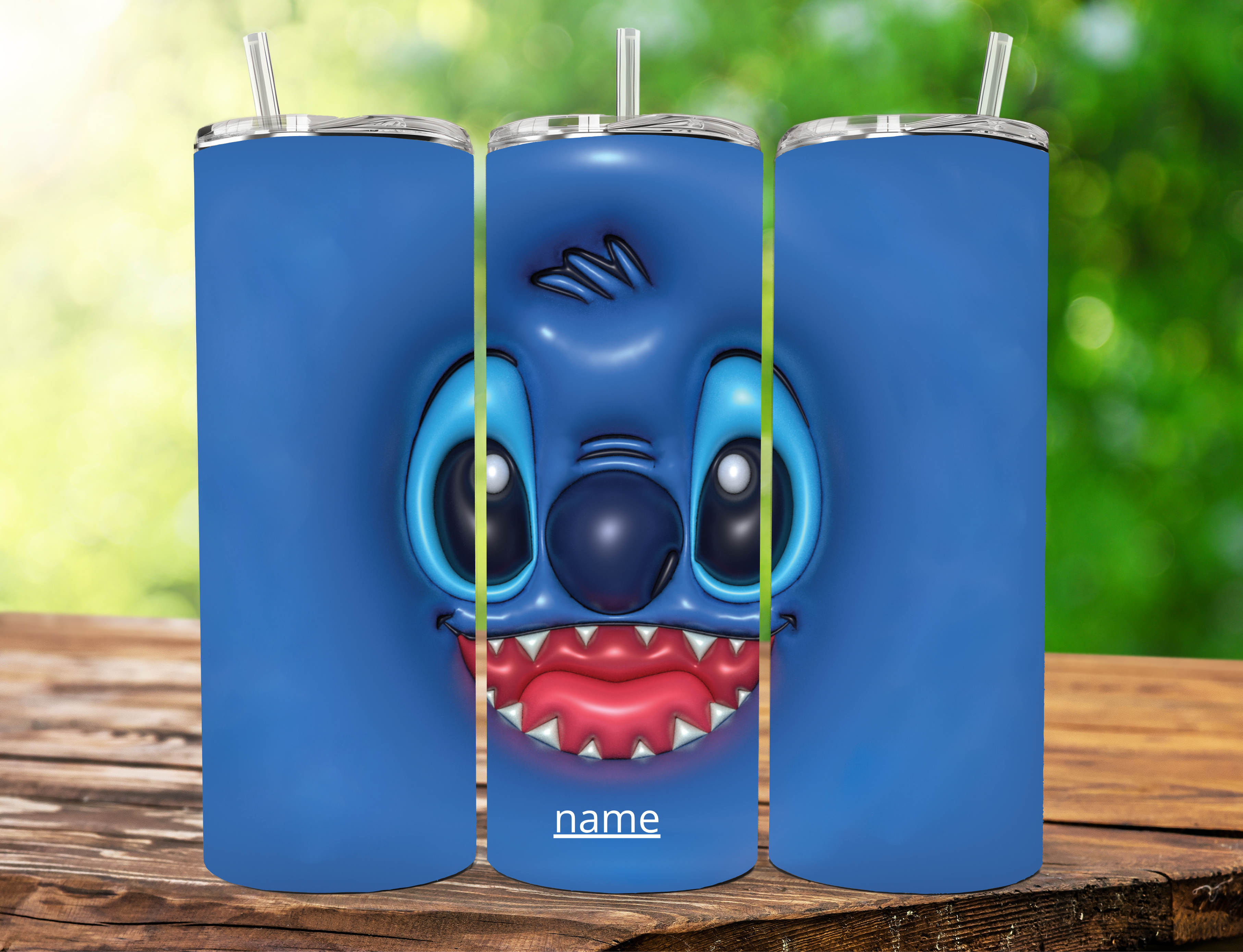 Tumbler Stitch 20 oz — Ternura, color y diversión en cada sorbo 💙