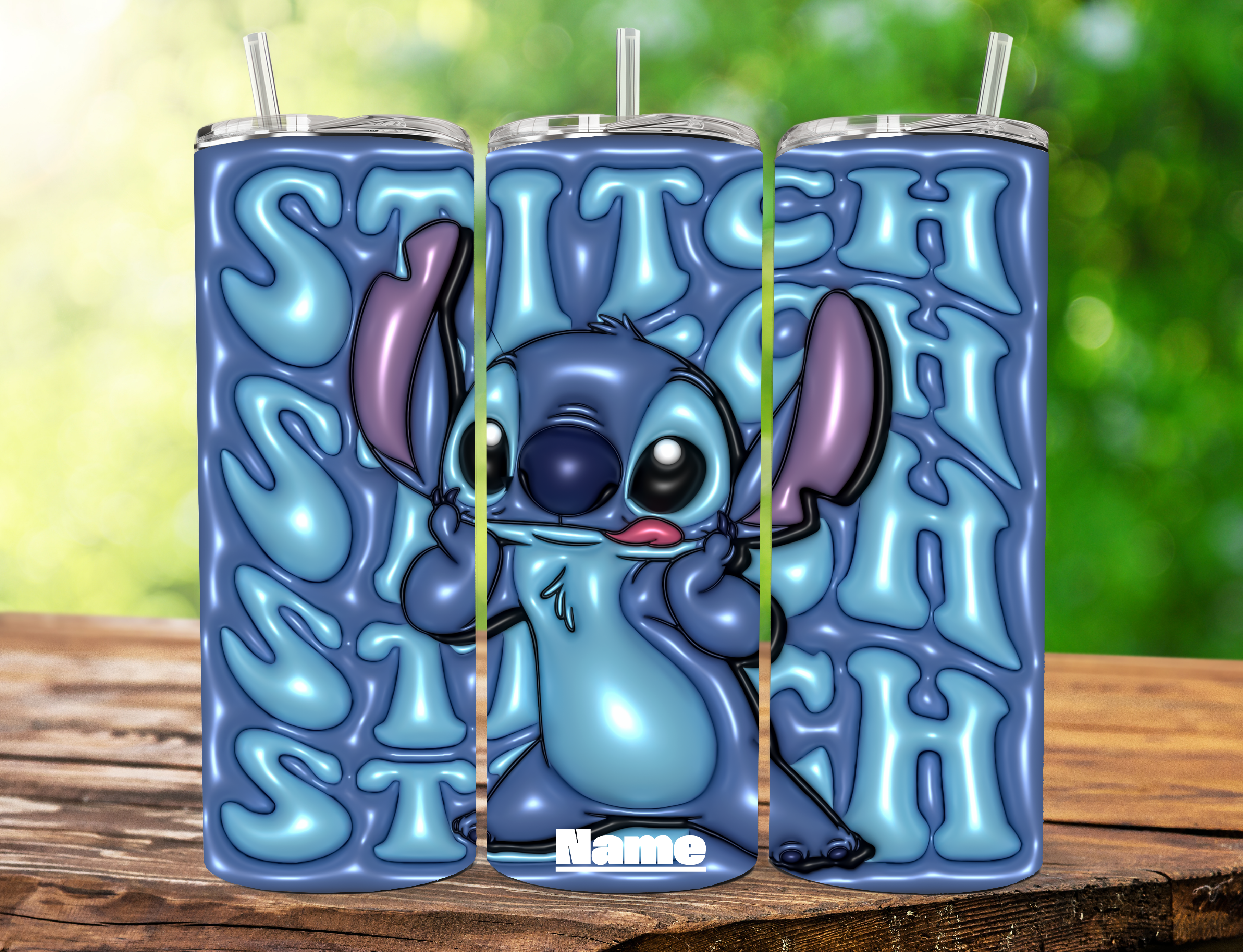 Tumbler Stitch 20 oz — Ternura, color y diversión en cada sorbo 💙