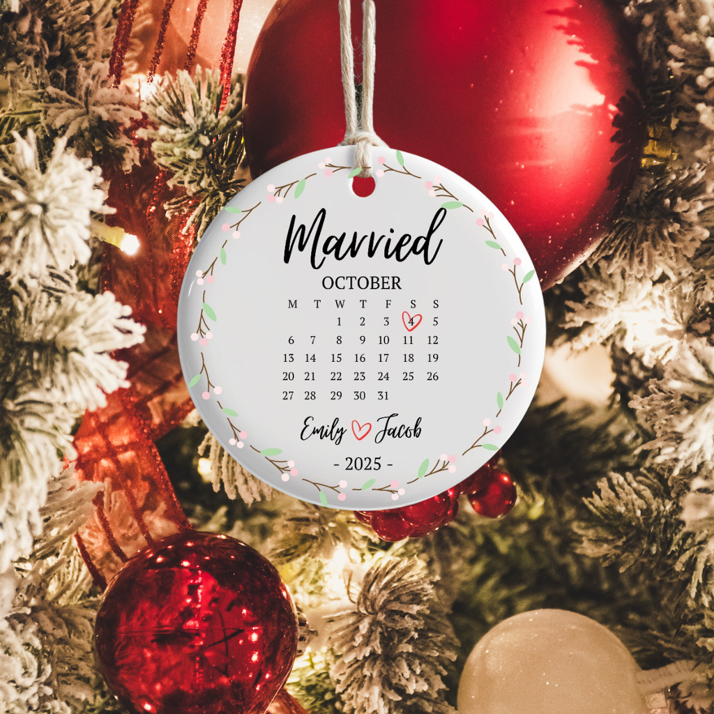 Ornamento Navideño Personalizado 2.75” x 2.75”