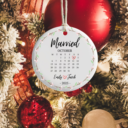 Ornamento Navideño Personalizado 2.75” x 2.75”