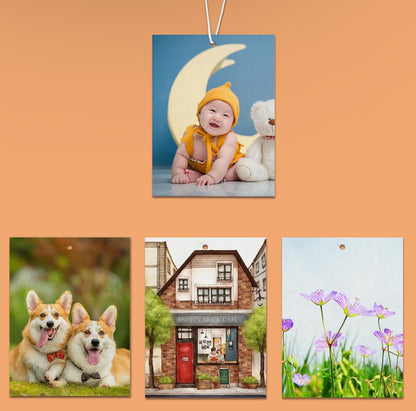 🚗 Car Freshener Personalizado | Con Foto y Aroma a Elección | Perfuma tu Auto a tu Estilo