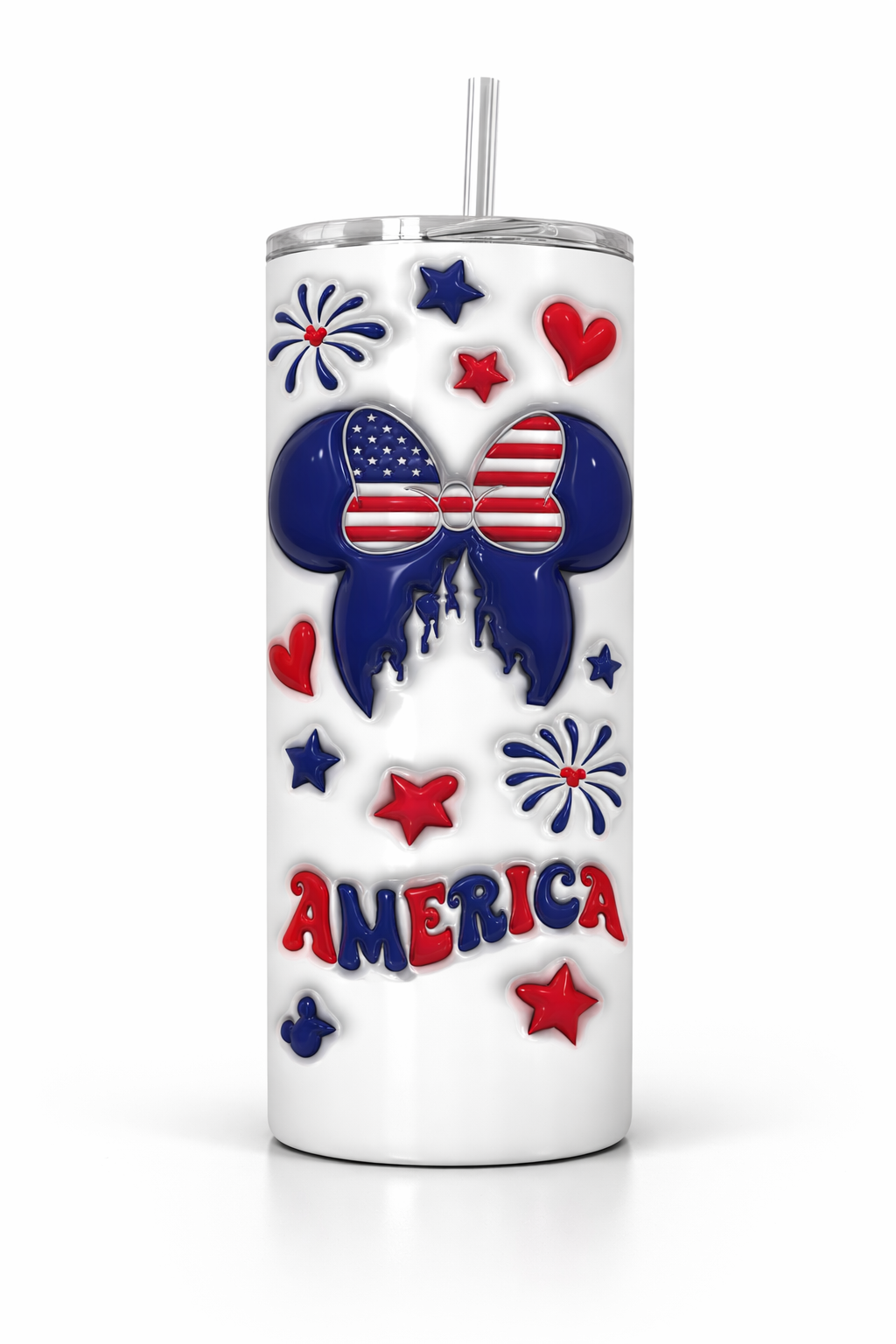 Tumbler 20 oz del 4 de Julio