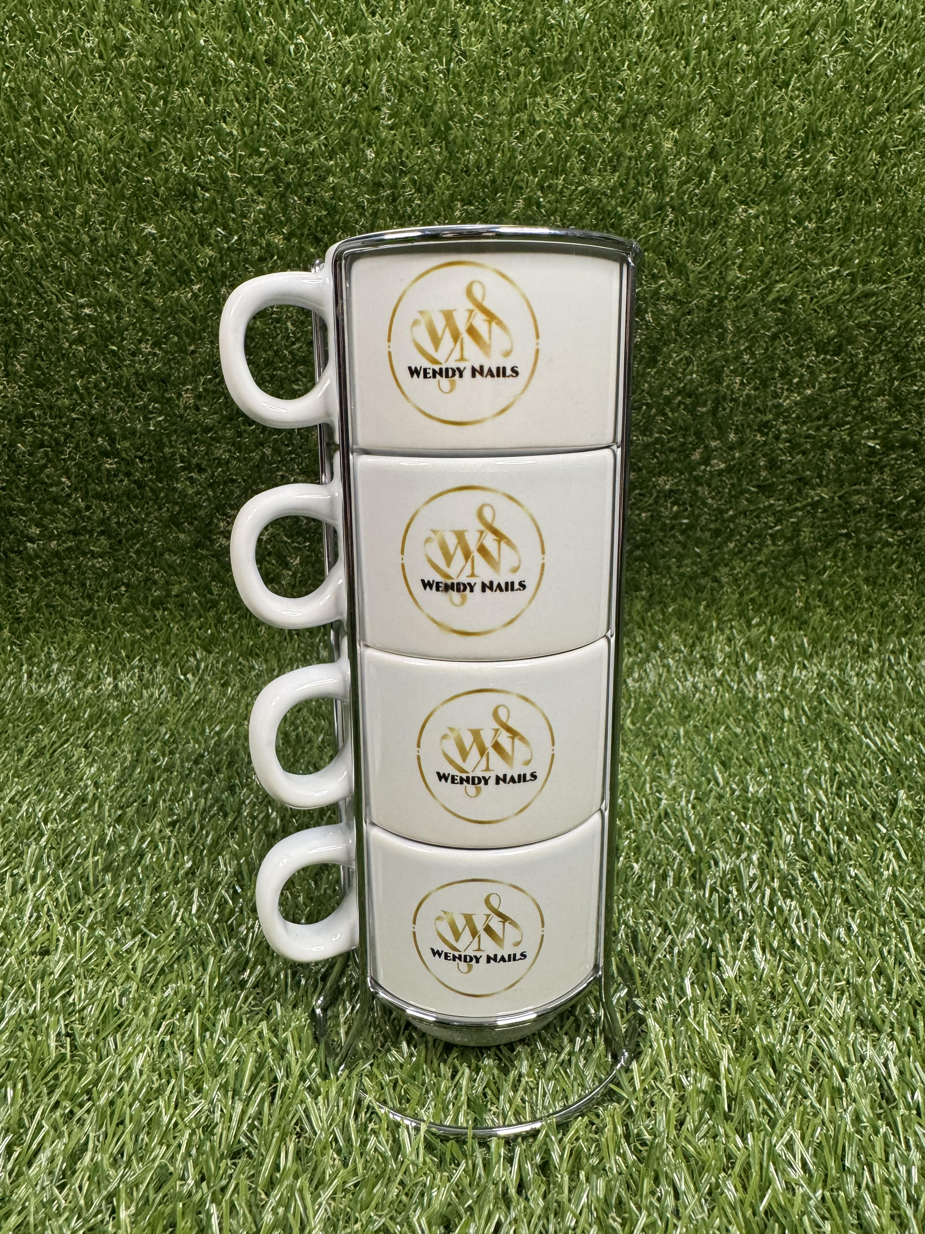 tazas de cafe + cuadro de luces